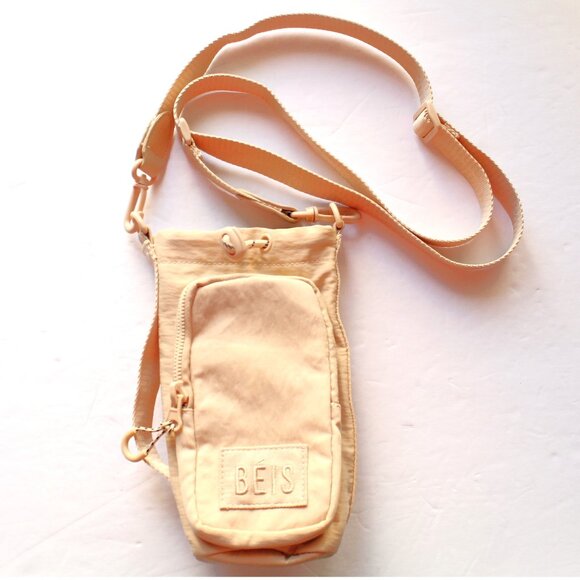BÉIS The Water Bottle Sling / Beige Handbag Crossbody - Picture 7 of 12